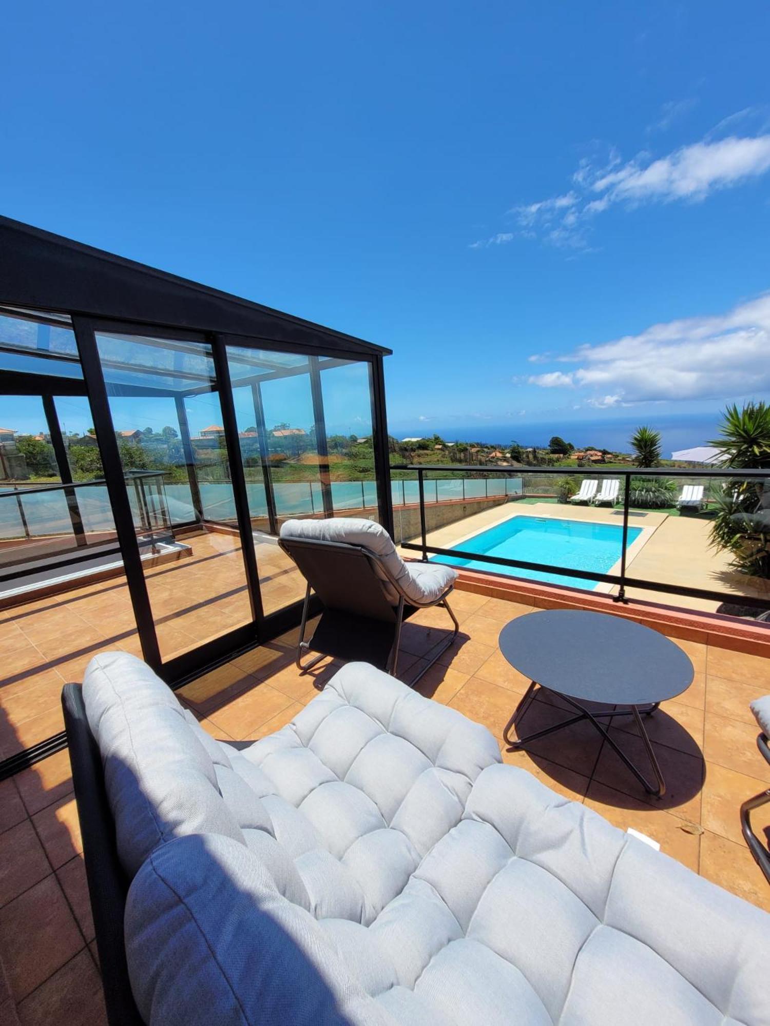 Sunset Paradise Villa With Heated Pool Calheta  Exterior photo